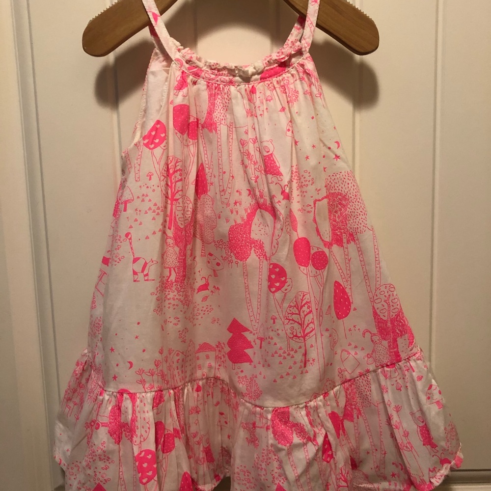 darling printed sundress!